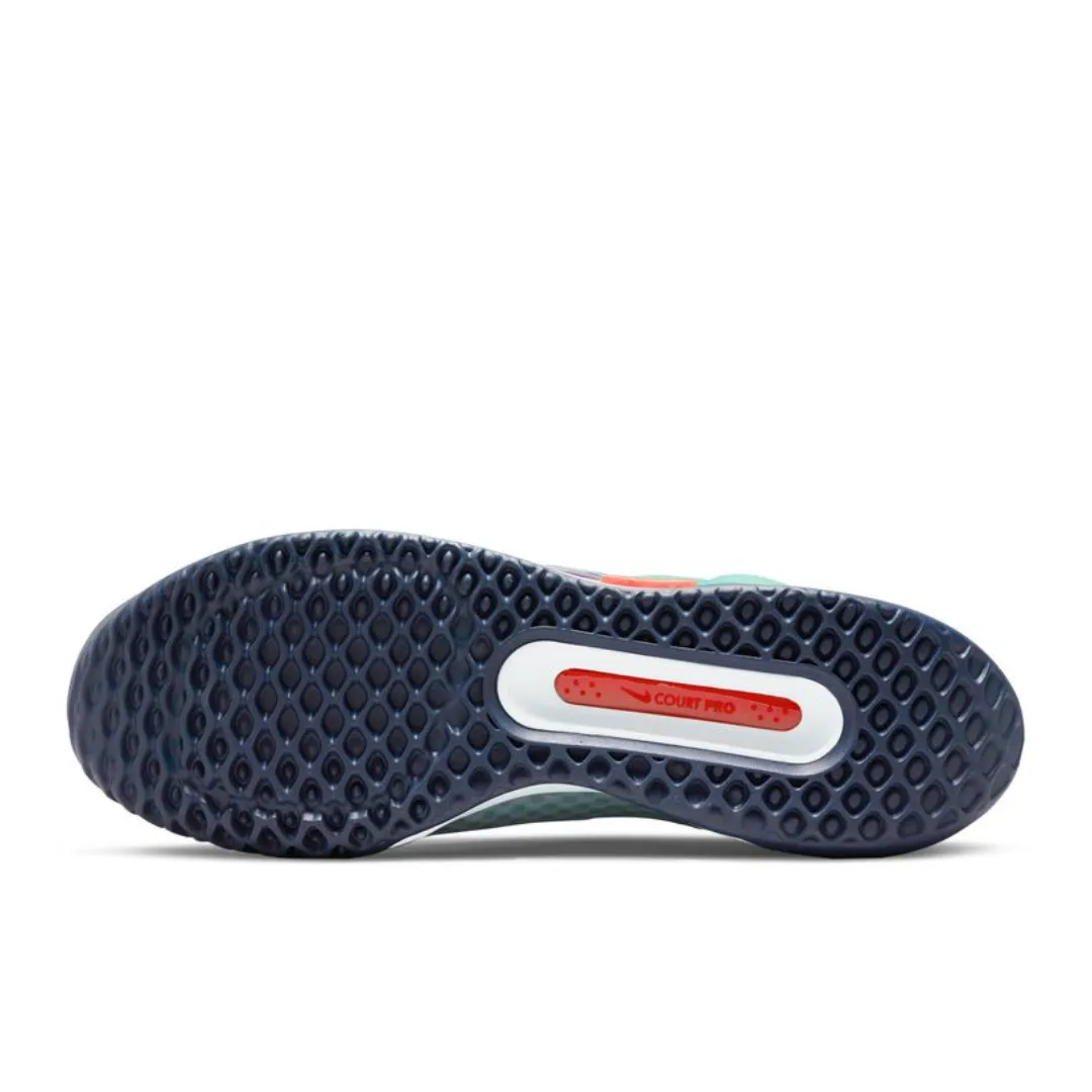 Nike Court Zoom Pro Glacier Blue Midnight Navy White Men's Hard Court Tennis Shoes