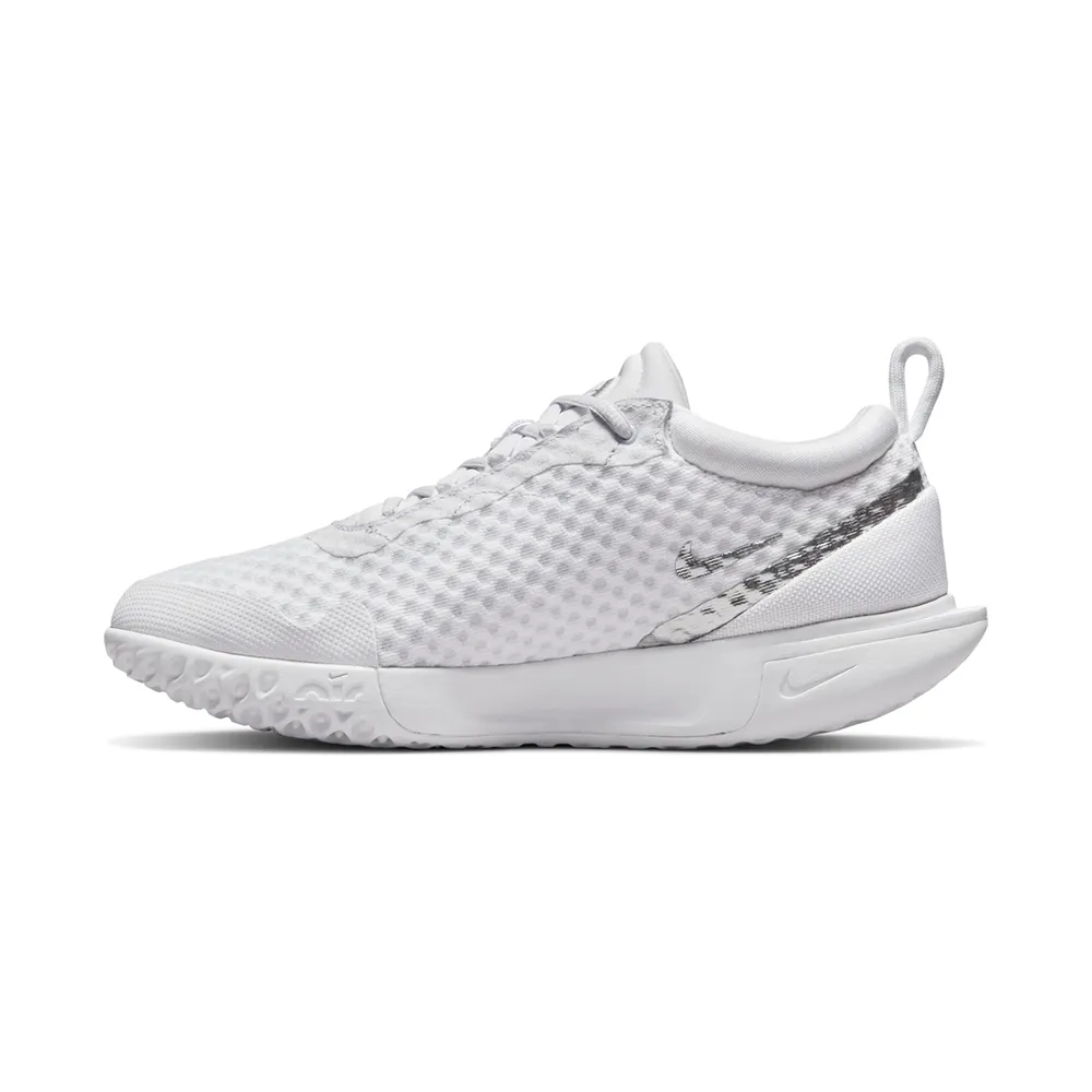 Nike Court Zoom Pro (Women's) - White/Metallic Silver