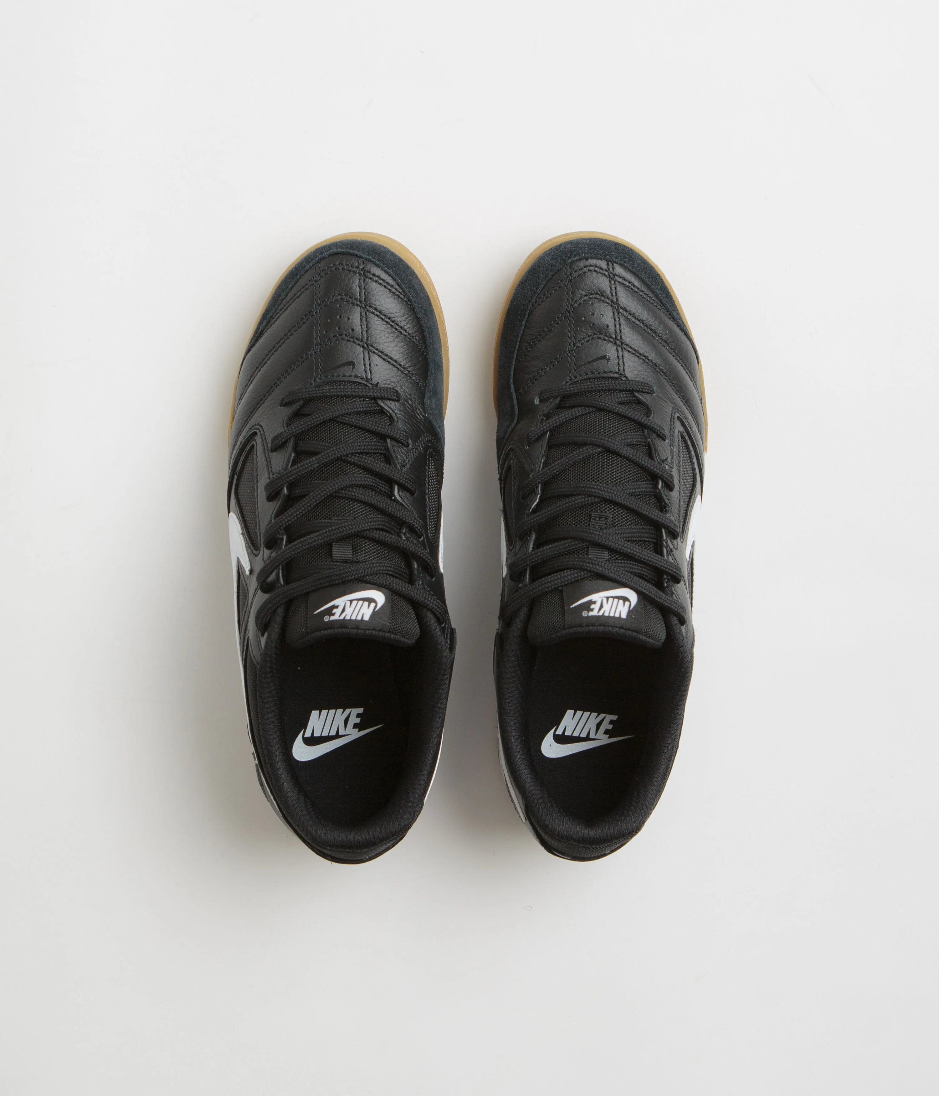 Nike Gato Shoes - Black / White - Gum Light Brown