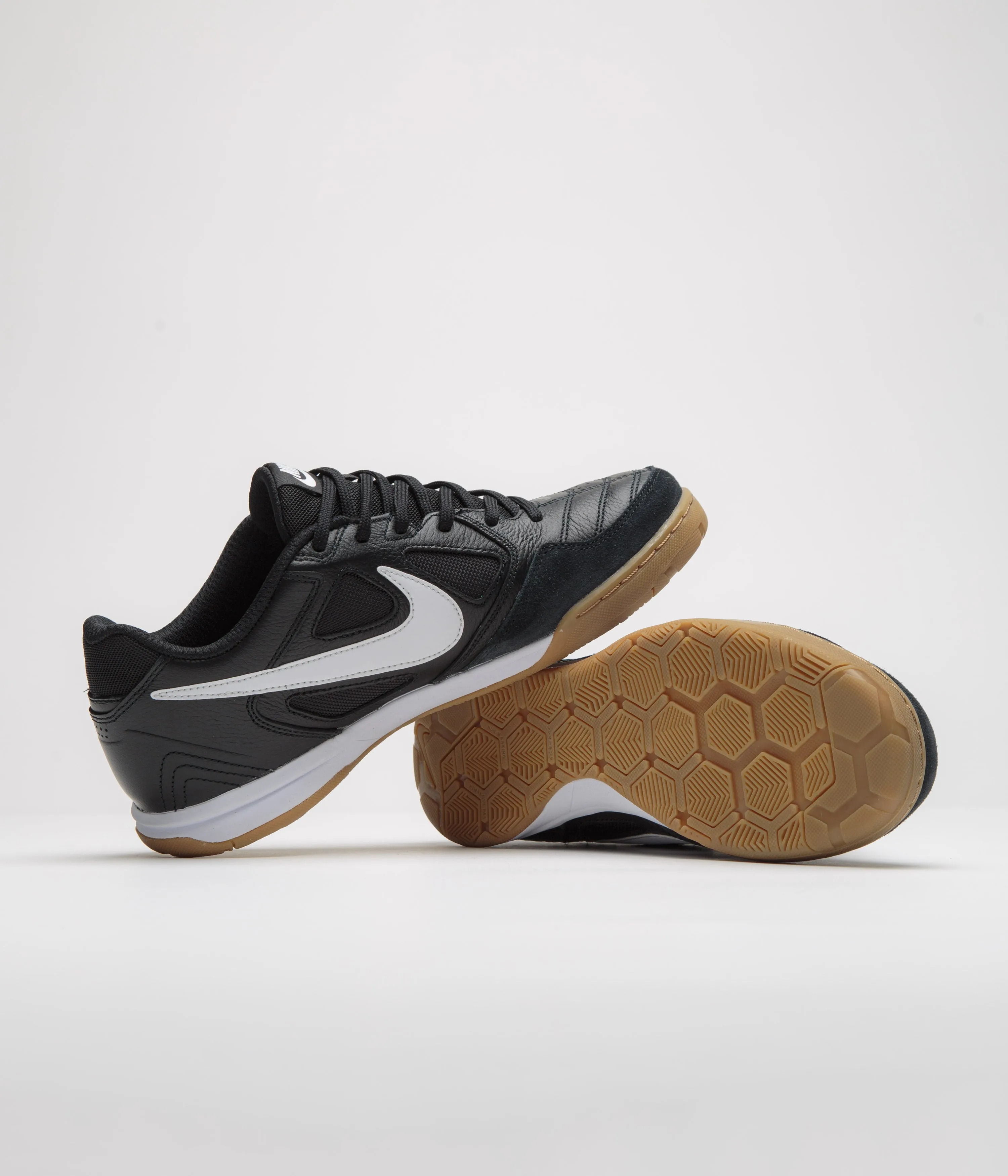 Nike Gato Shoes - Black / White - Gum Light Brown