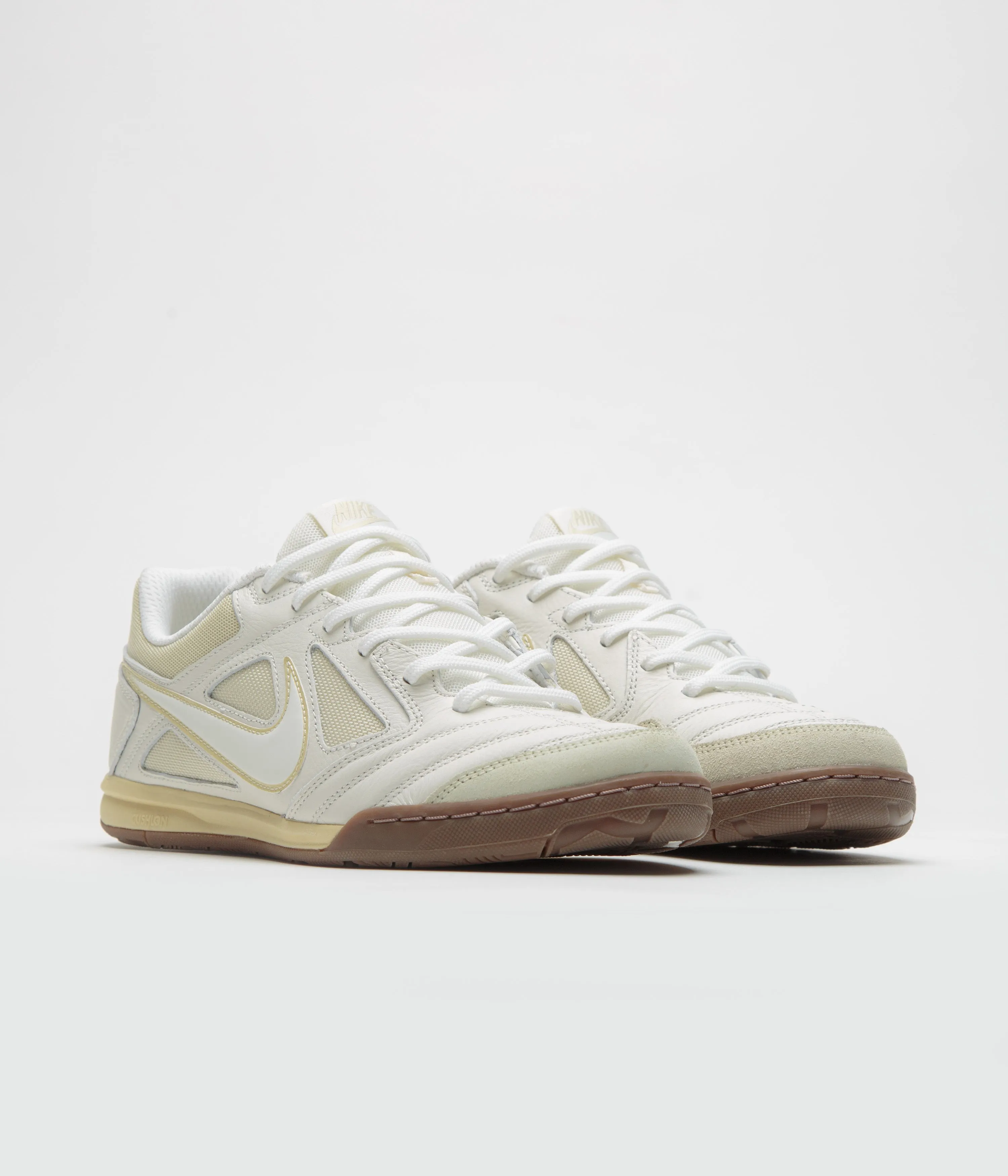 Nike Gato Shoes - Sail / Light Khaki - White - Gum Dark Brown