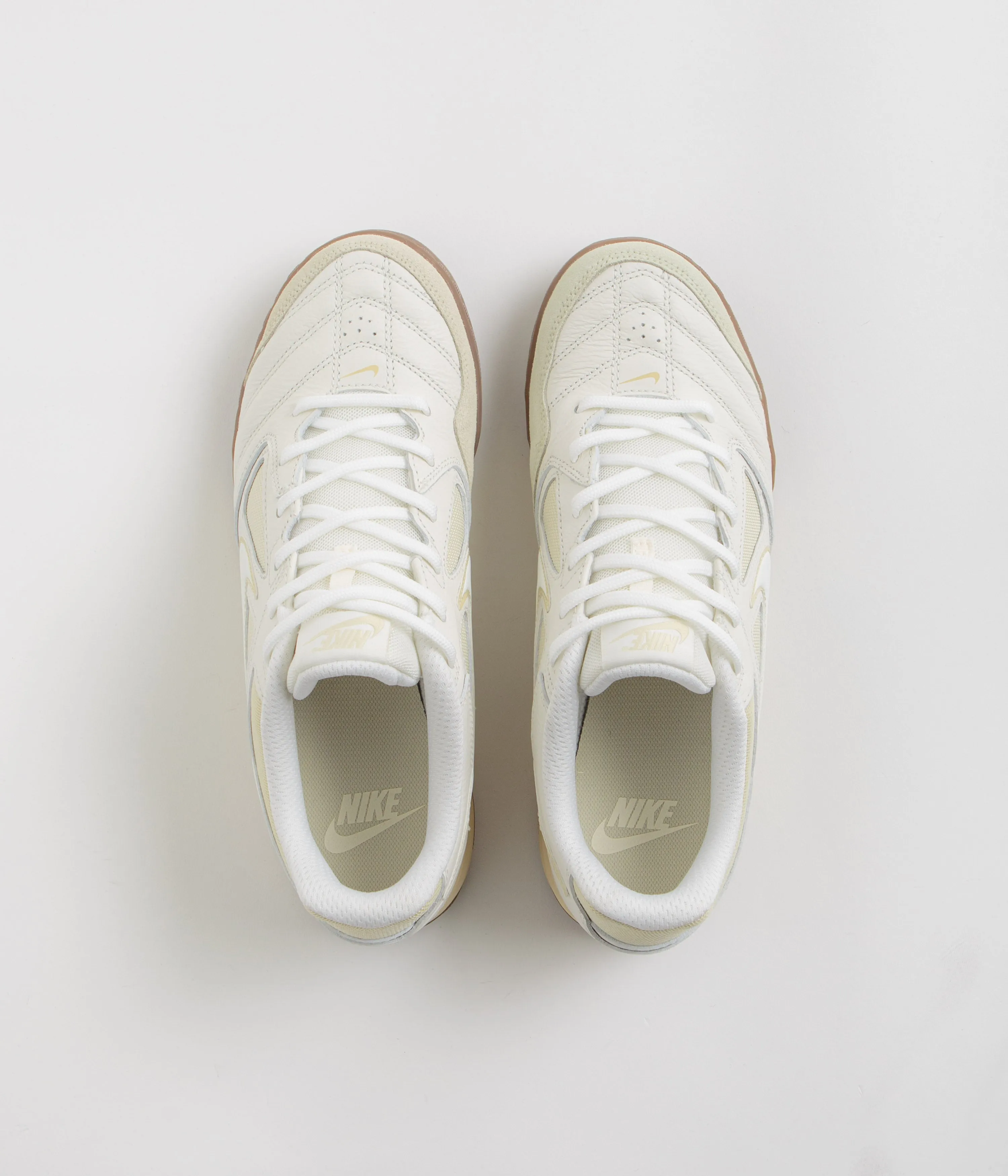 Nike Gato Shoes - Sail / Light Khaki - White - Gum Dark Brown