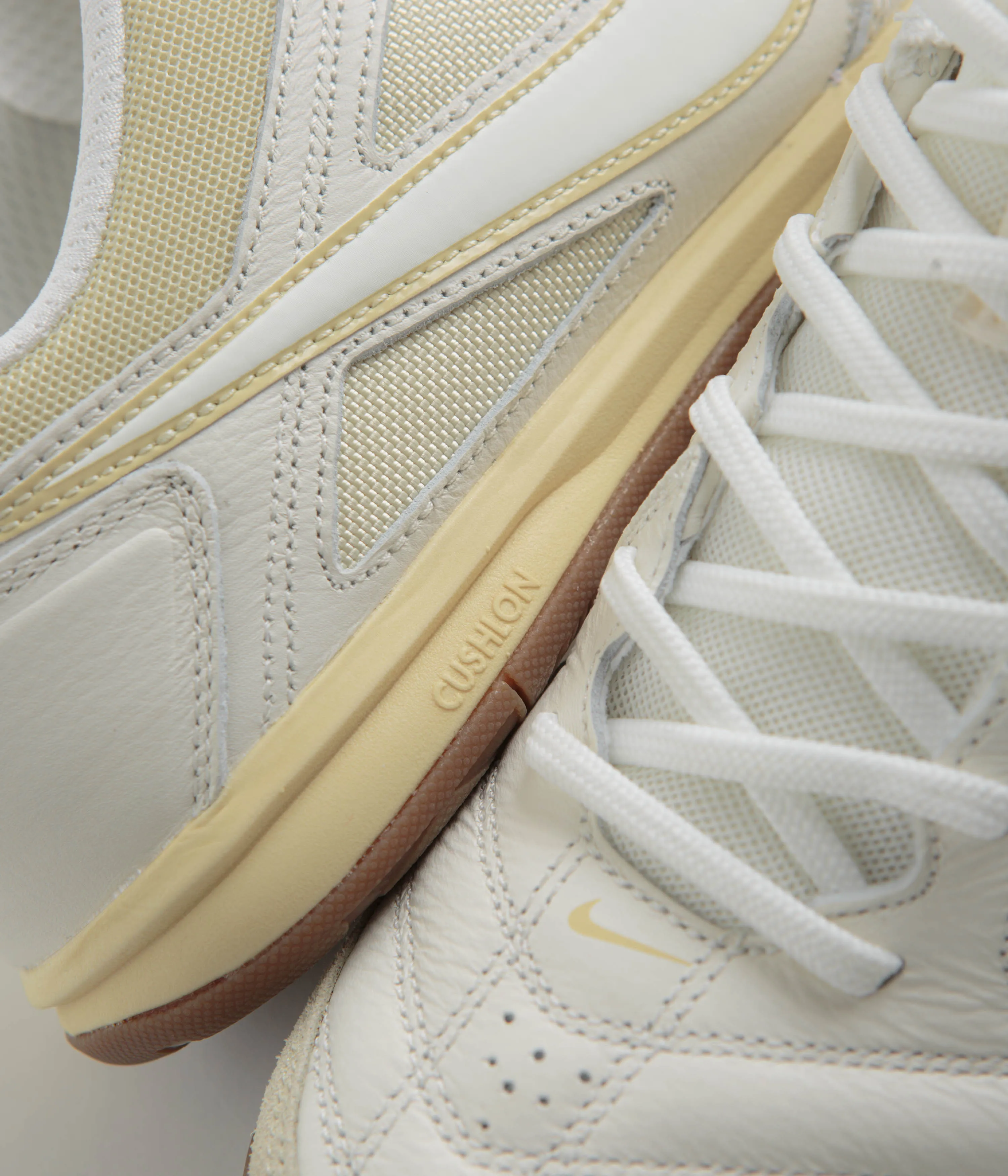 Nike Gato Shoes - Sail / Light Khaki - White - Gum Dark Brown