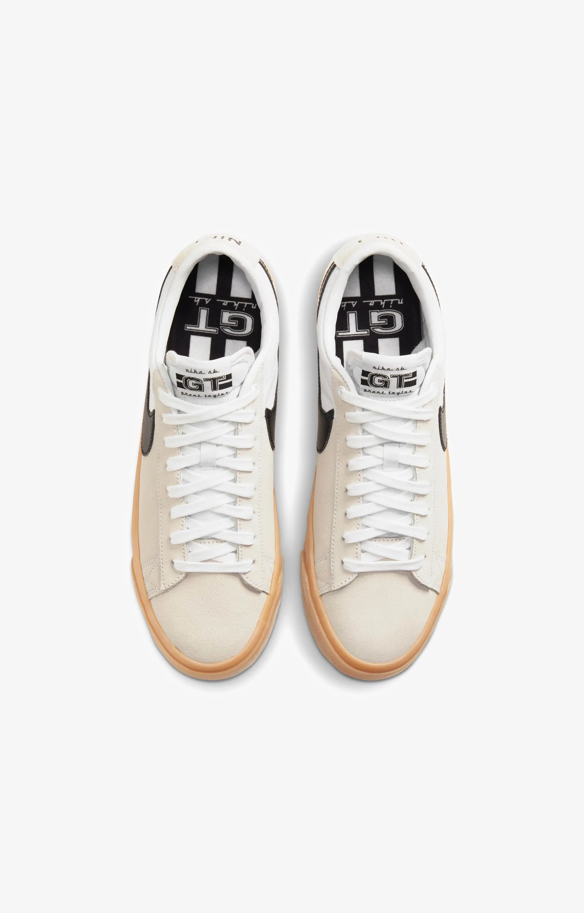 Nike SB Zoom Blazer Low Pro GT Shoe, White/Black