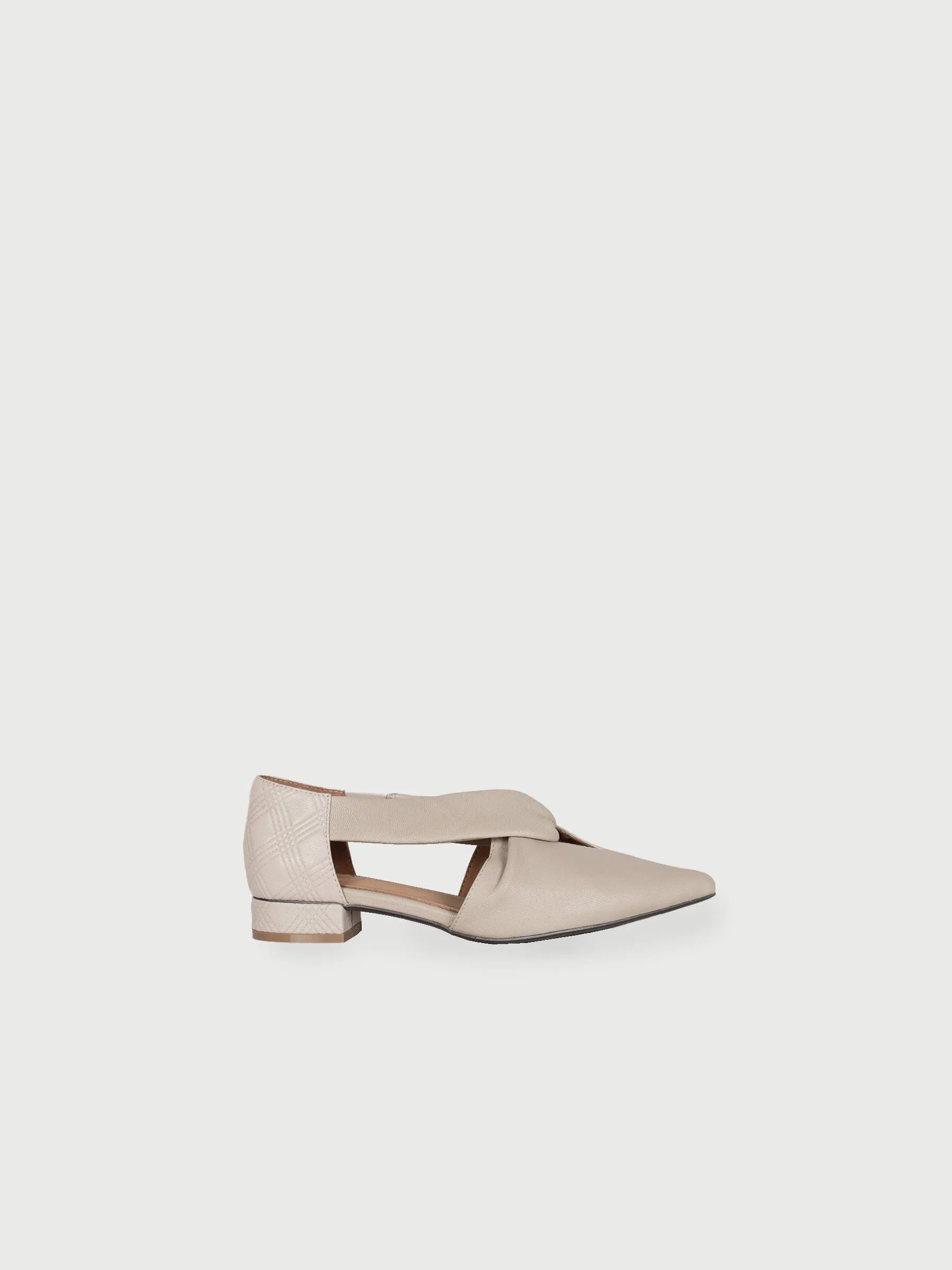 Ophelia 𖦞 Pointed Toe Mixed Leather Heels