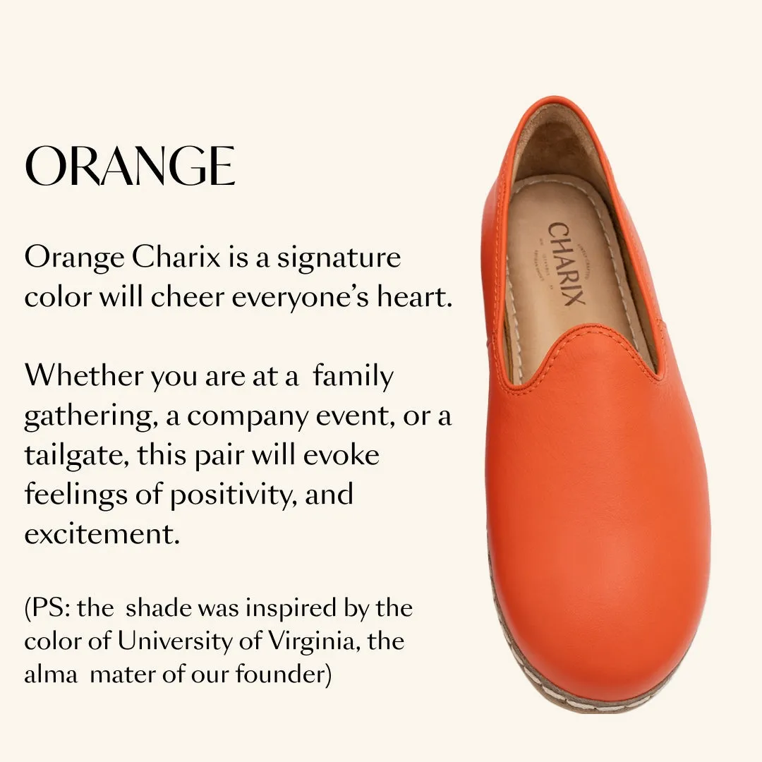 Orange Slip-On