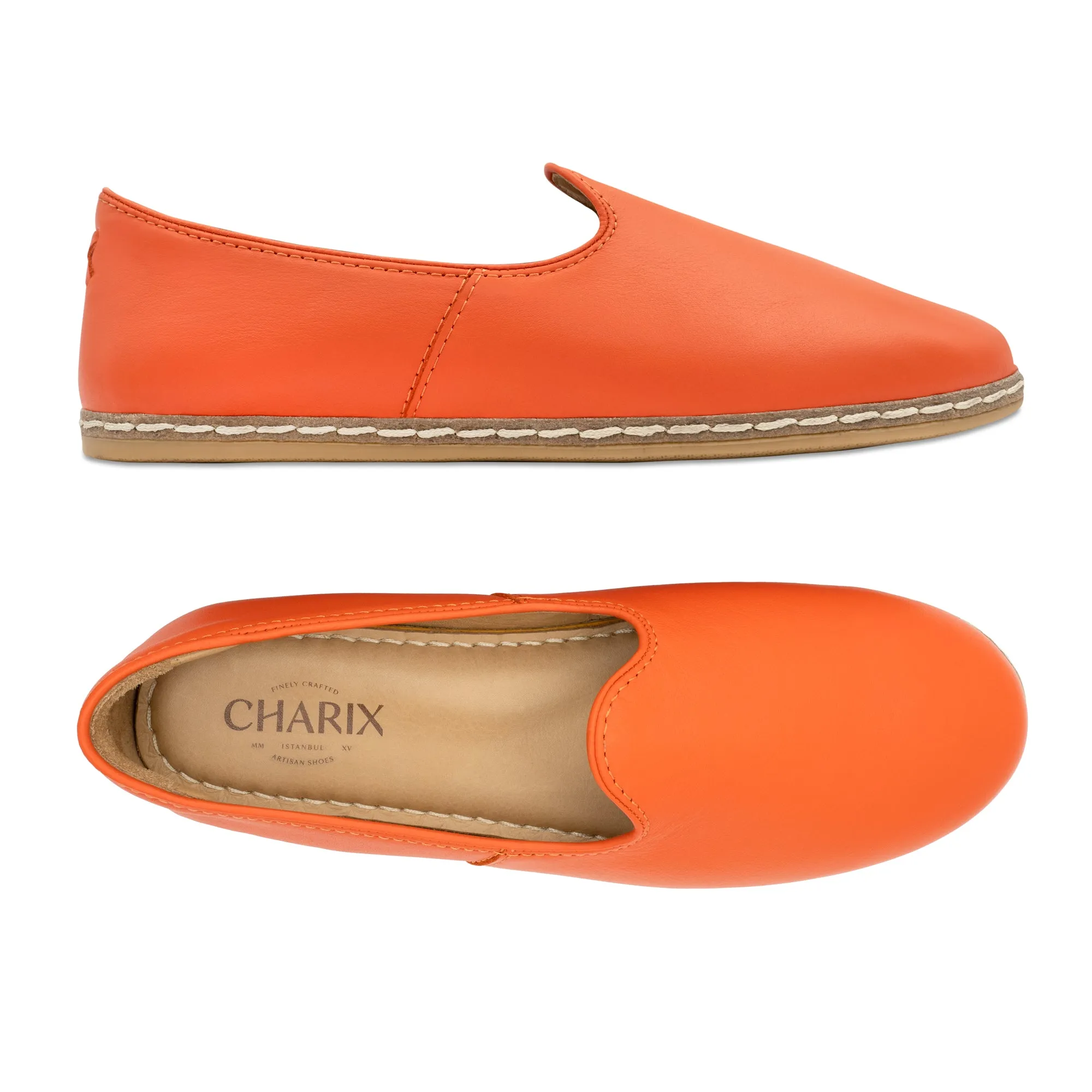 Orange Slip-On