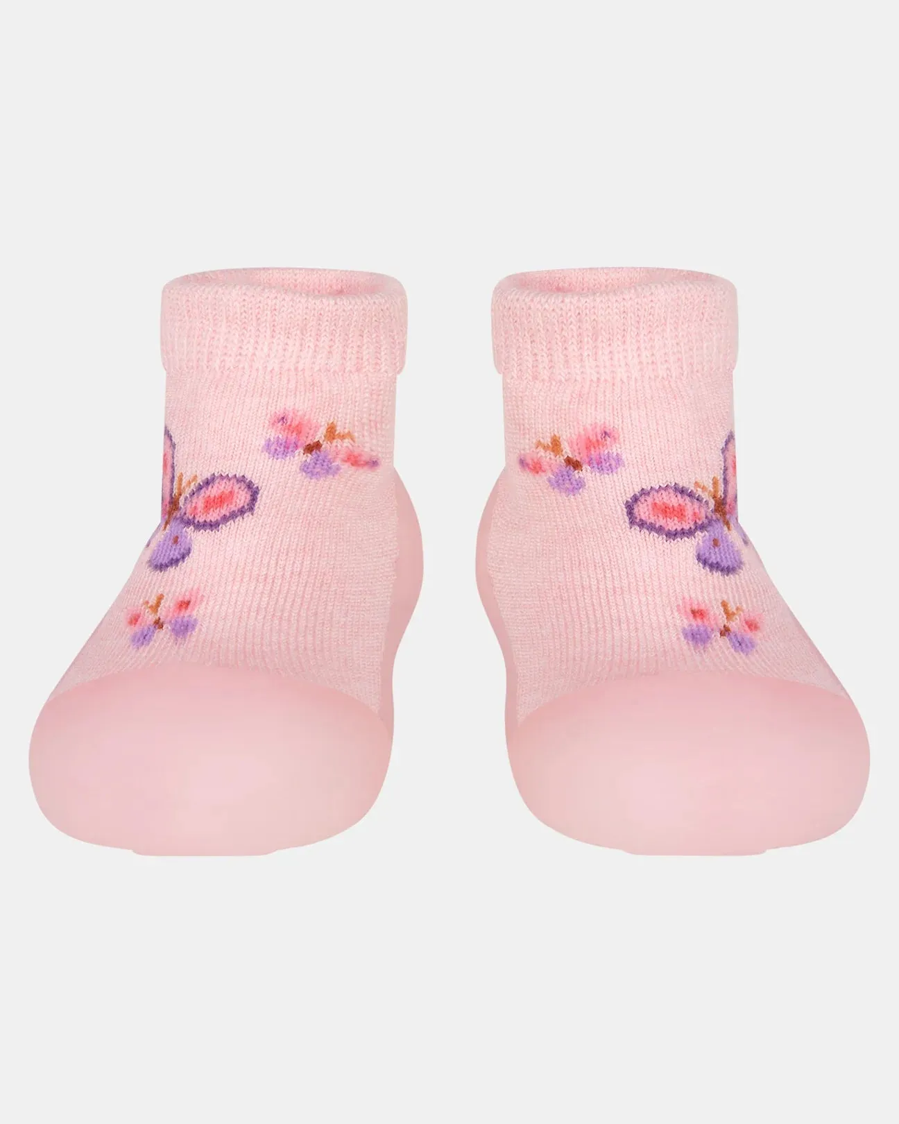 Organic Hybrid Walking Socks Jacquard - Butterfly Bliss