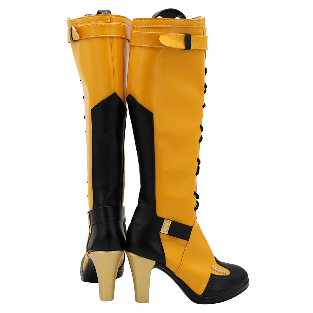 OW Ashe Boots Halloween Costumes Accessory Cosplay Shoes