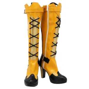 OW Ashe Boots Halloween Costumes Accessory Cosplay Shoes