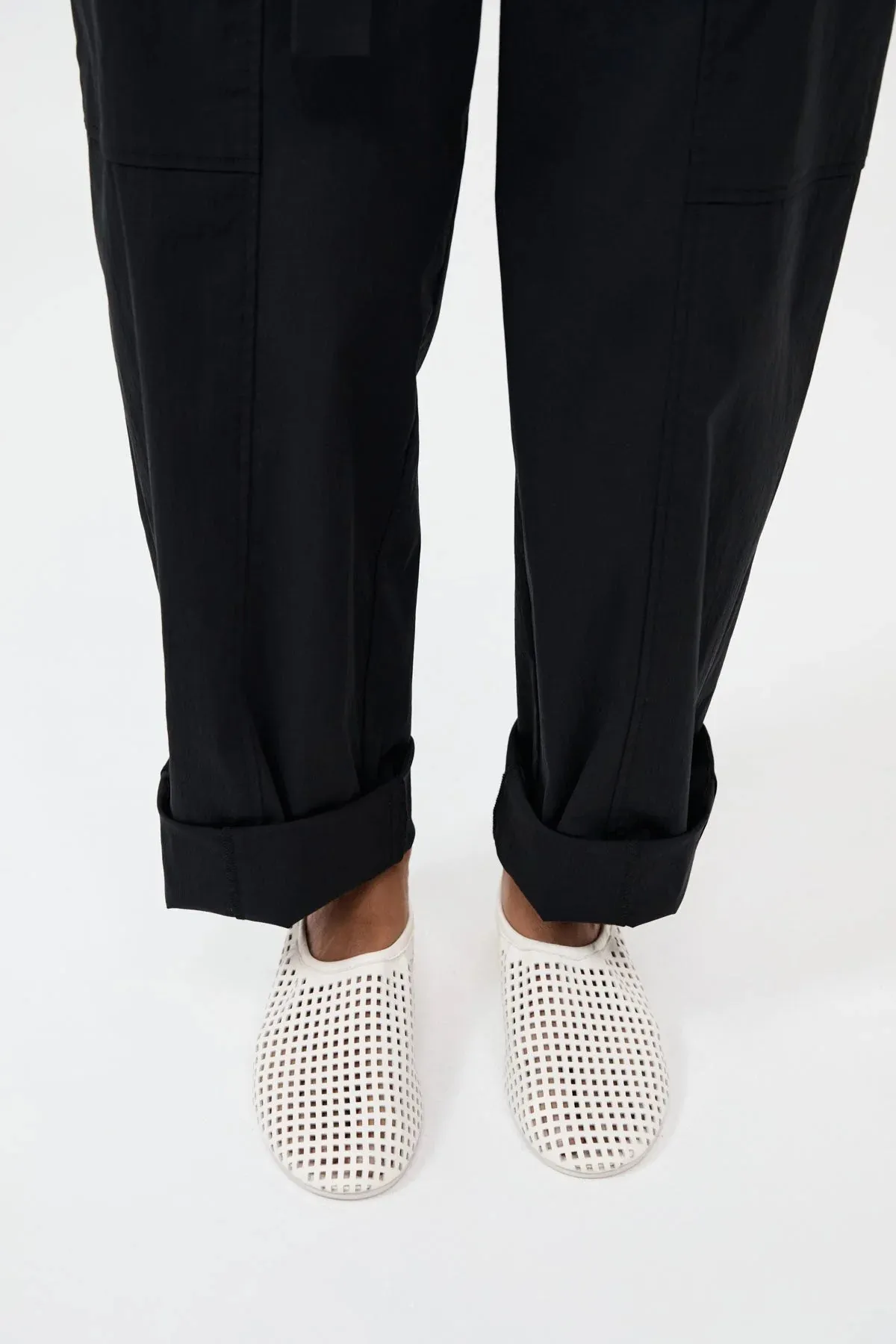Perforated Ballet Flat in Tofu