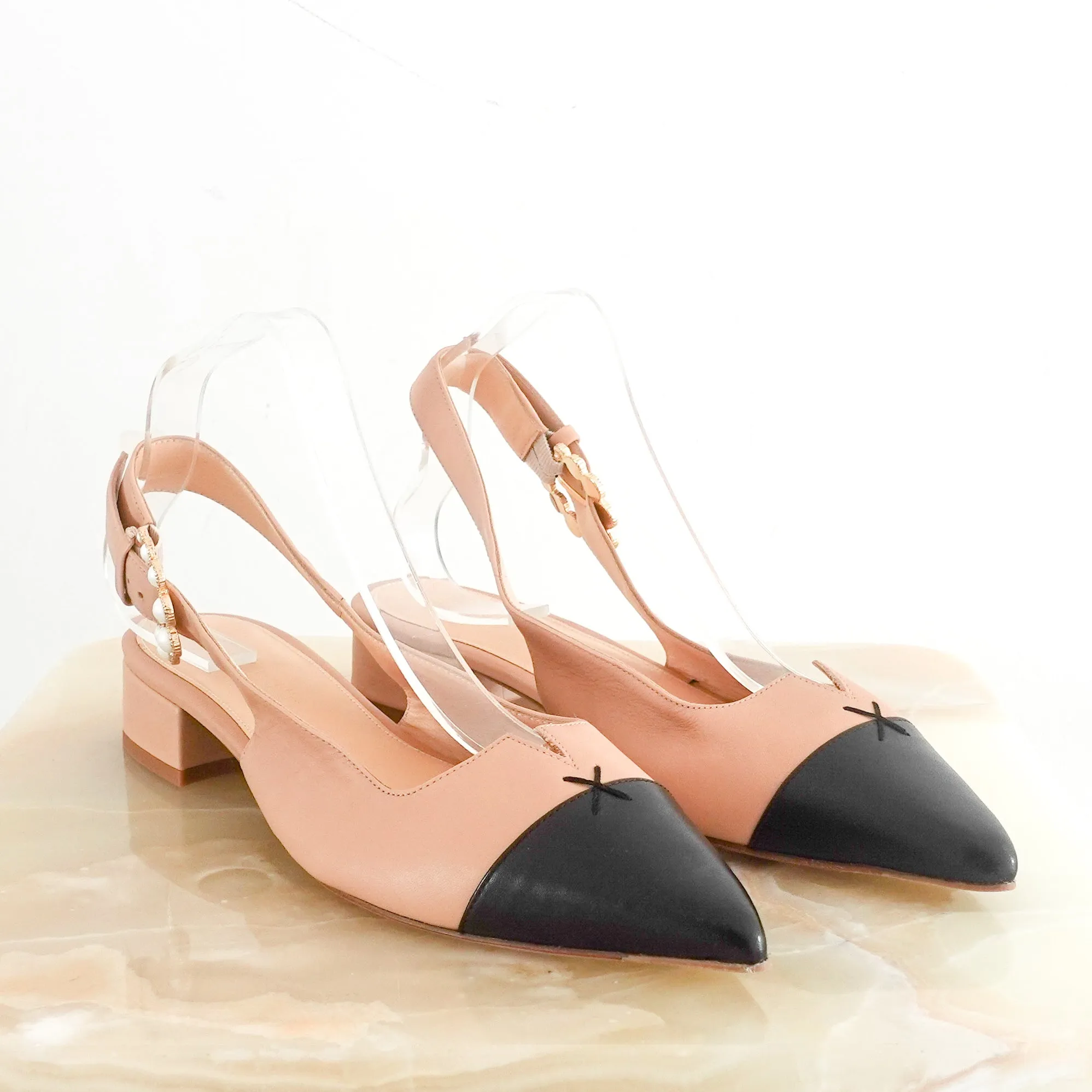 Pointed toe flats RRP £165