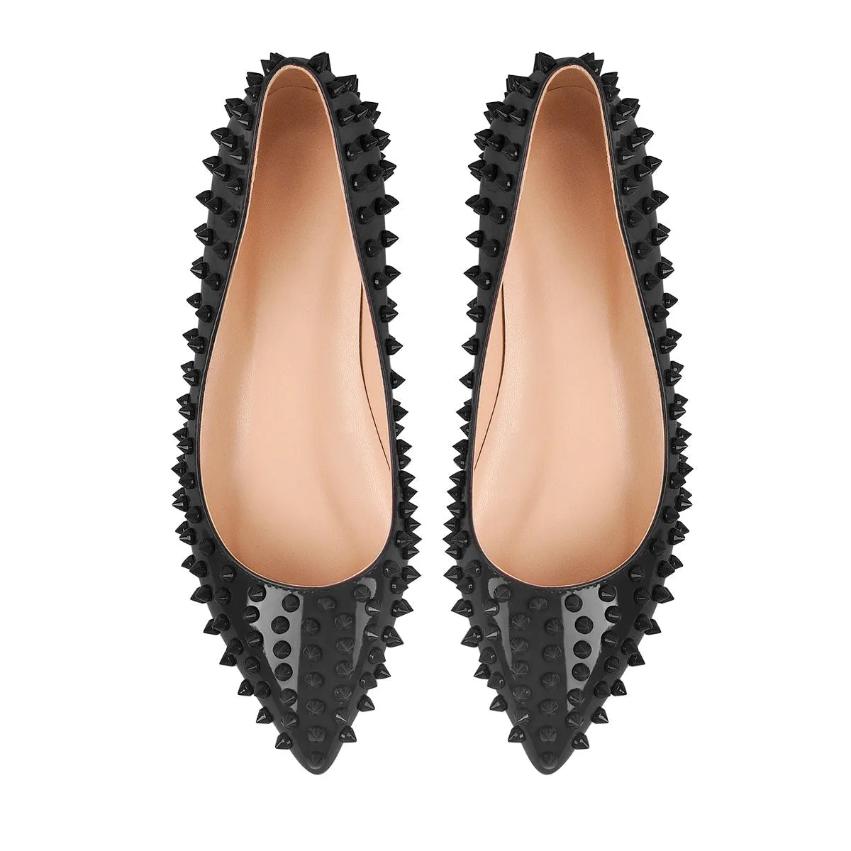 Pointed Toe Rivets Flats