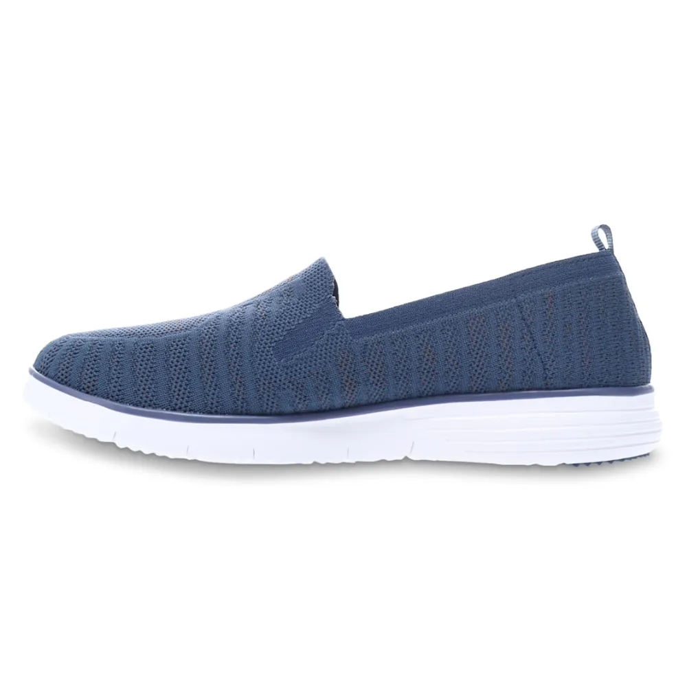 Propet Travelfit Navy/Grey Slip-On (Women's)