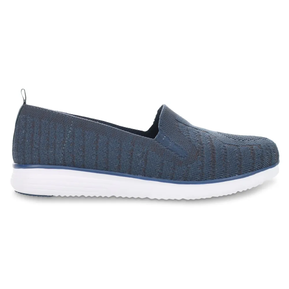 Propet Travelfit Navy/Grey Slip-On (Women's)