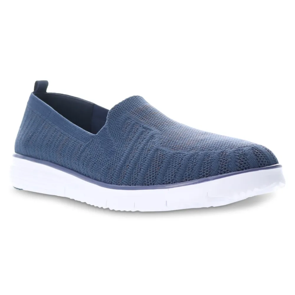 Propet Travelfit Navy/Grey Slip-On (Women's)