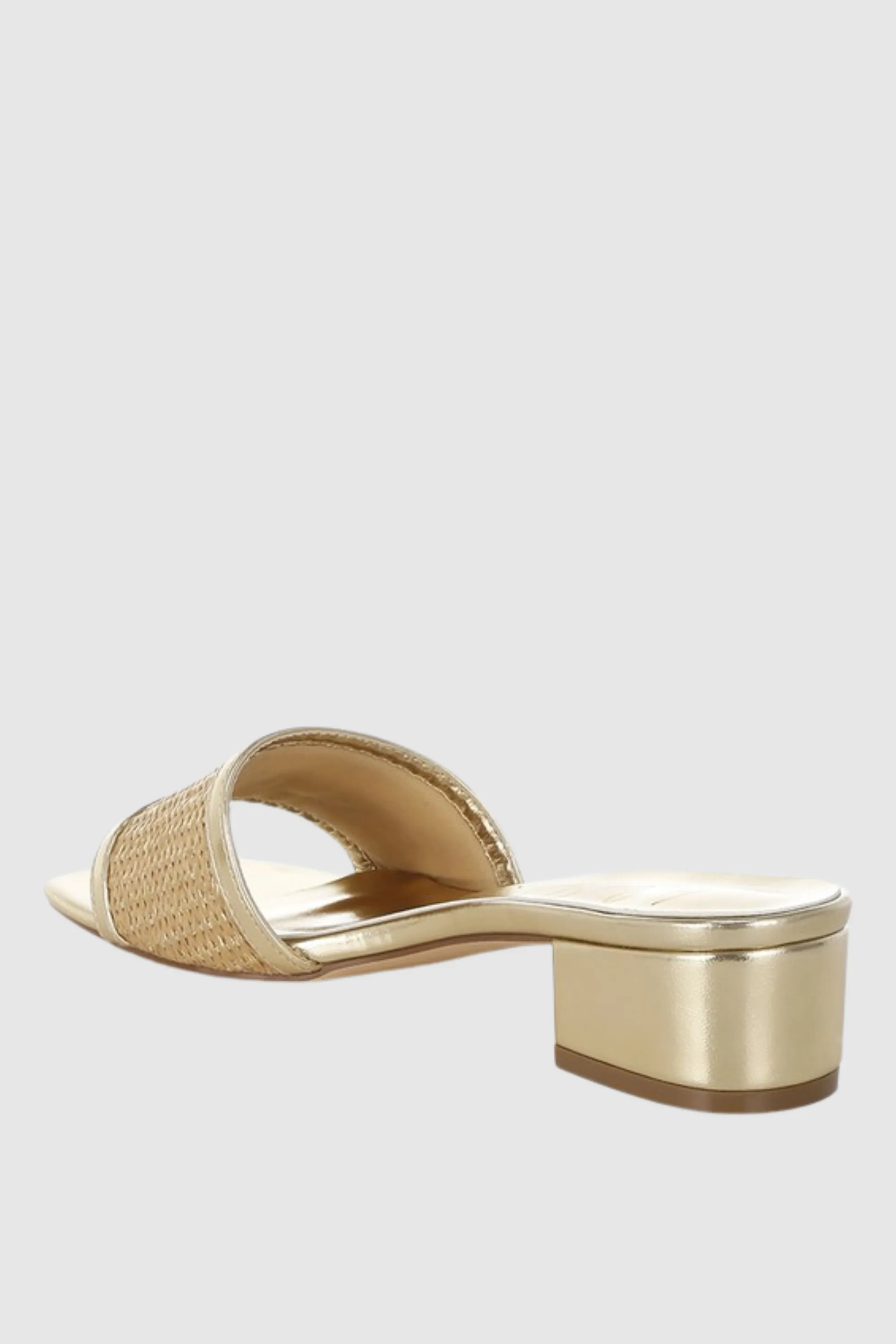 Raffia Slip On Sandals