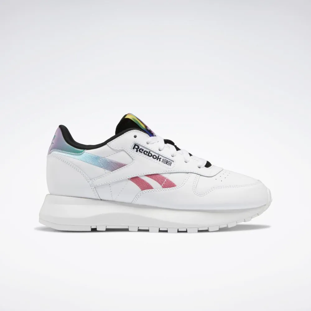Reebok Footwear Women Nao Serati Classic Leather SP Women's Shoes FTWWHT/PREPUR/CBLACK
