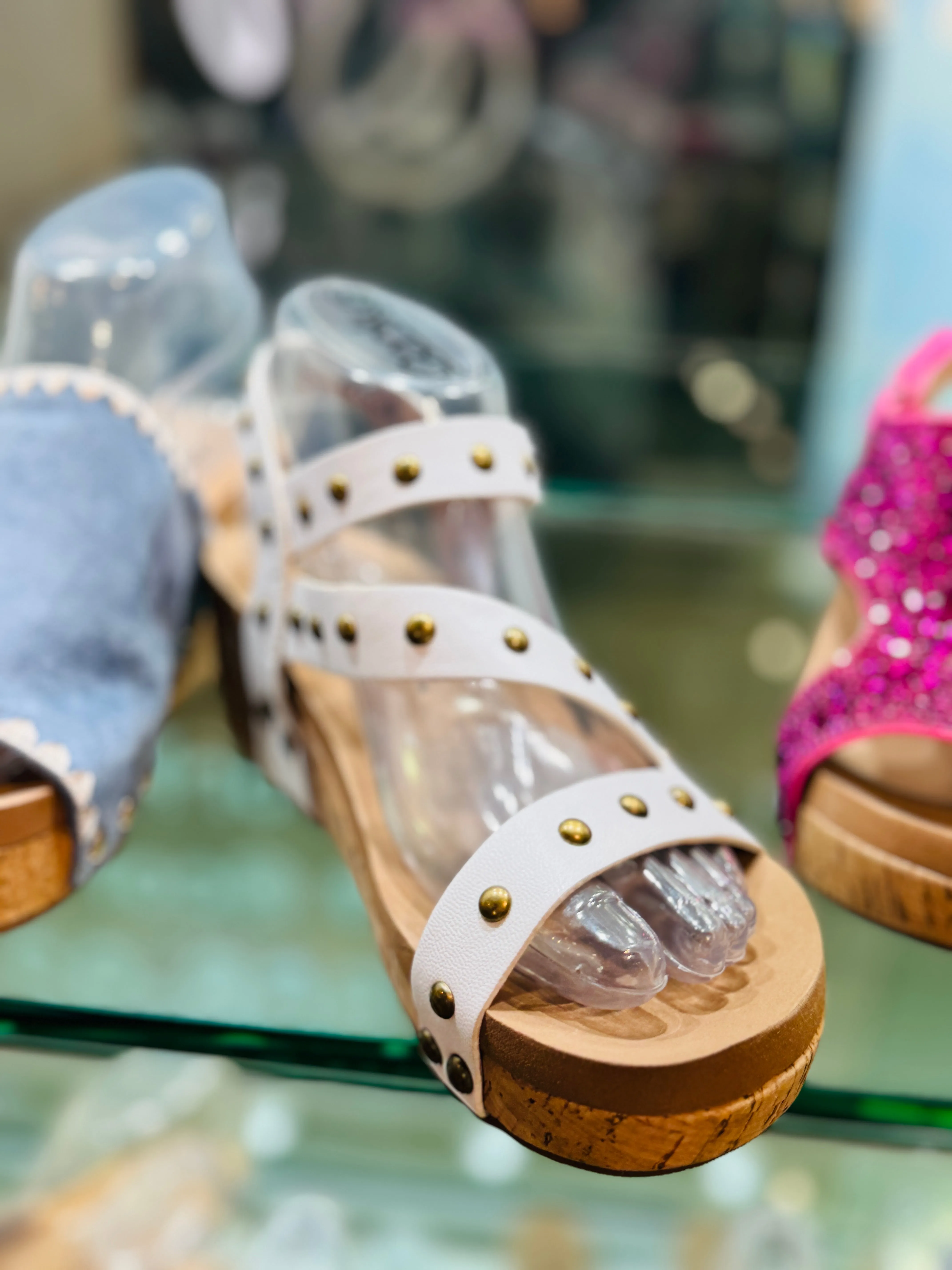 Revolve Studded Wedge Shoe