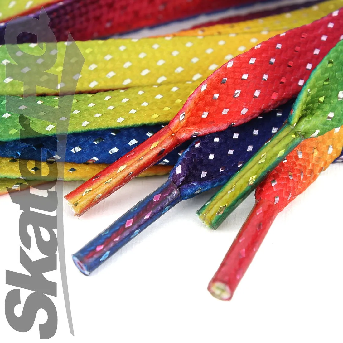 Rio Roller Laces - Rainbow Glitter