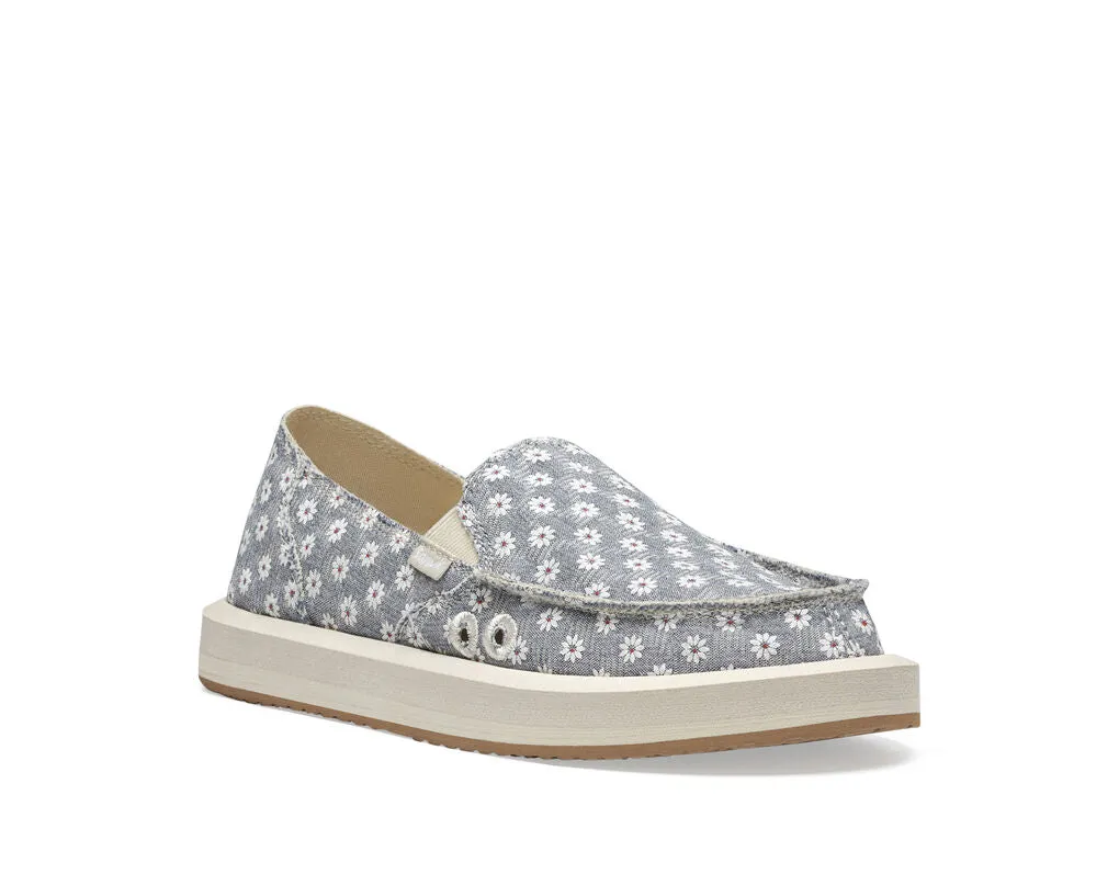 Sanuk Donna ST Daisy Shoe-White Daisy