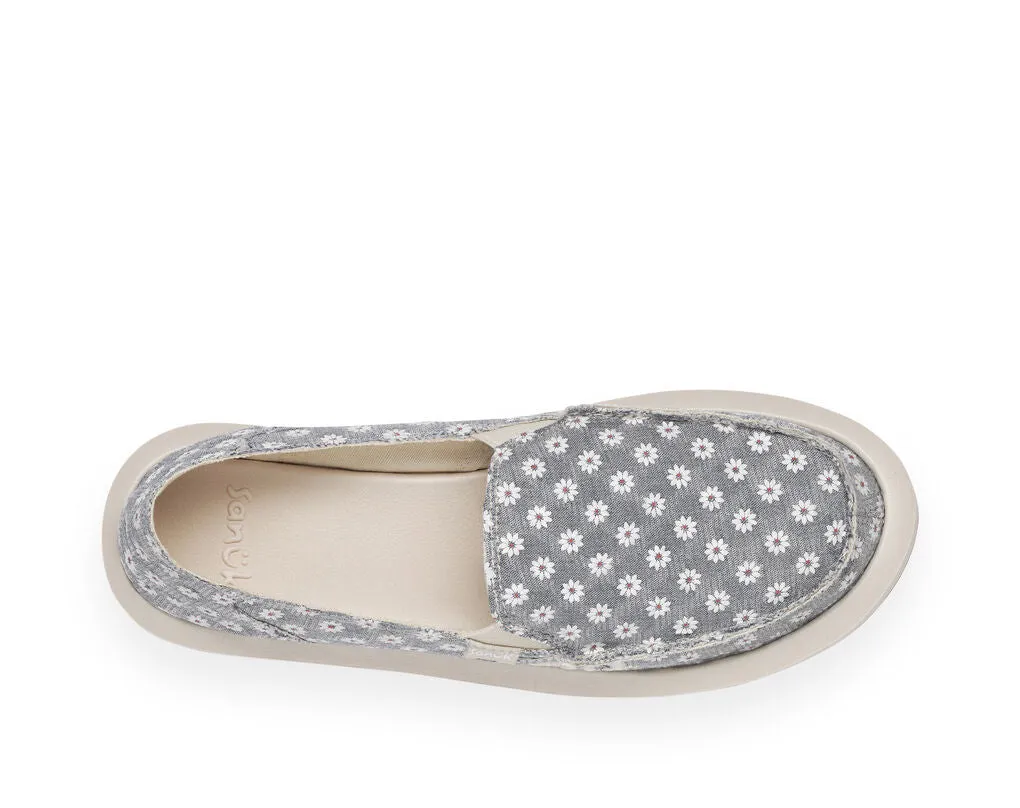 Sanuk Donna ST Daisy Shoe-White Daisy