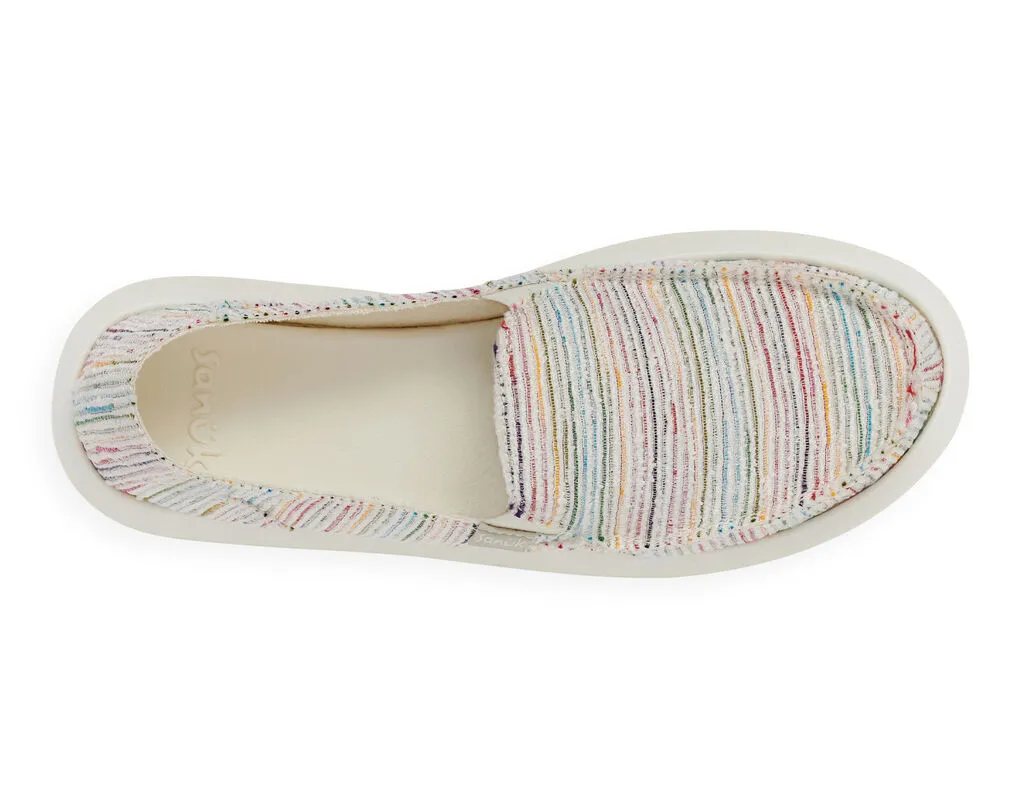 Sanuk Donna ST Summer Cord Shoe-Rainbow