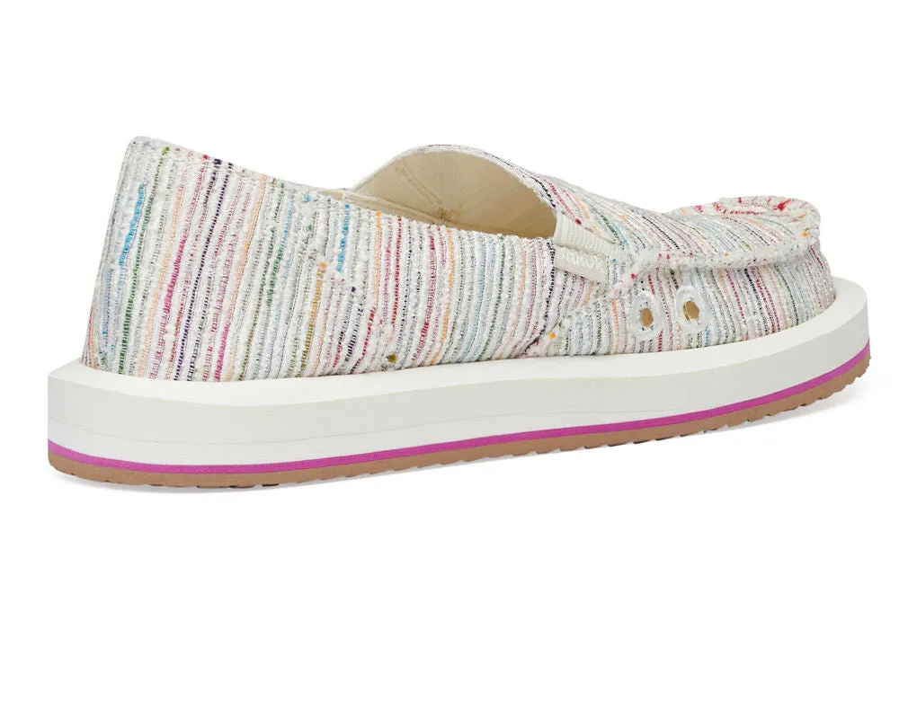 Sanuk Donna ST Summer Cord Shoe-Rainbow