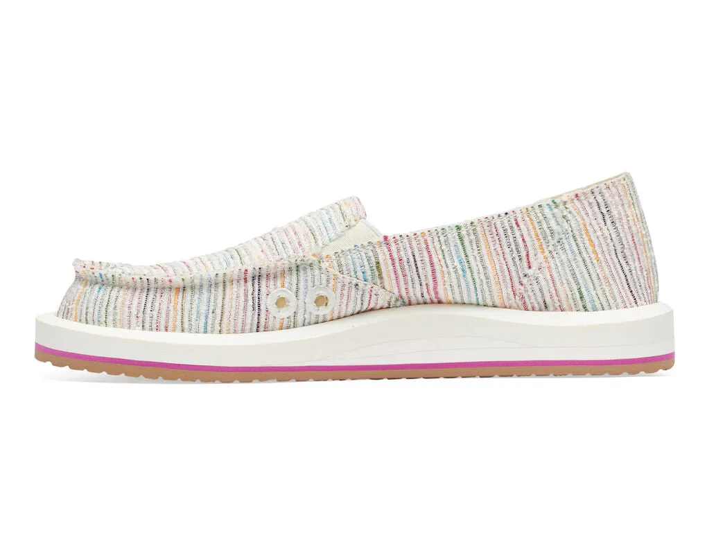 Sanuk Donna ST Summer Cord Shoe-Rainbow