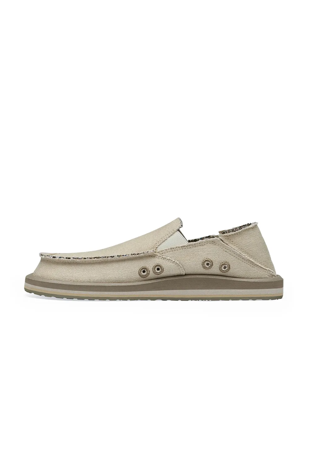 Sanuk Mens Vagabond ST Hemp Slip on