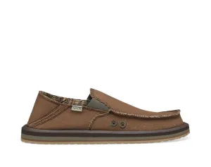 Sanuk Sidewalk Surfer ST Hemp Shoe-Brown