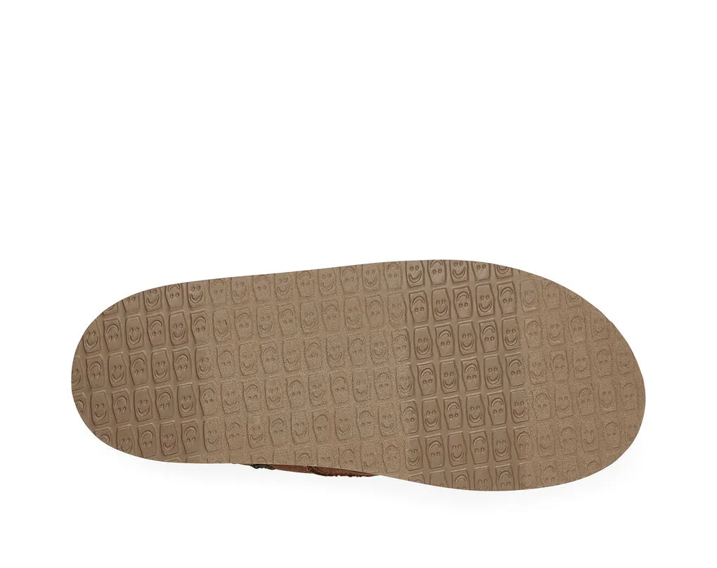 Sanuk Sidewalk Surfer ST Hemp Shoe-Brown
