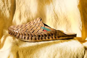 Seconds: Women's Woven Slide in Honey   Stripes
