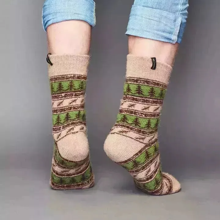 Siberia Spirit Nordic Forest Crew Socks