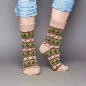Siberia Spirit Nordic Forest Crew Socks