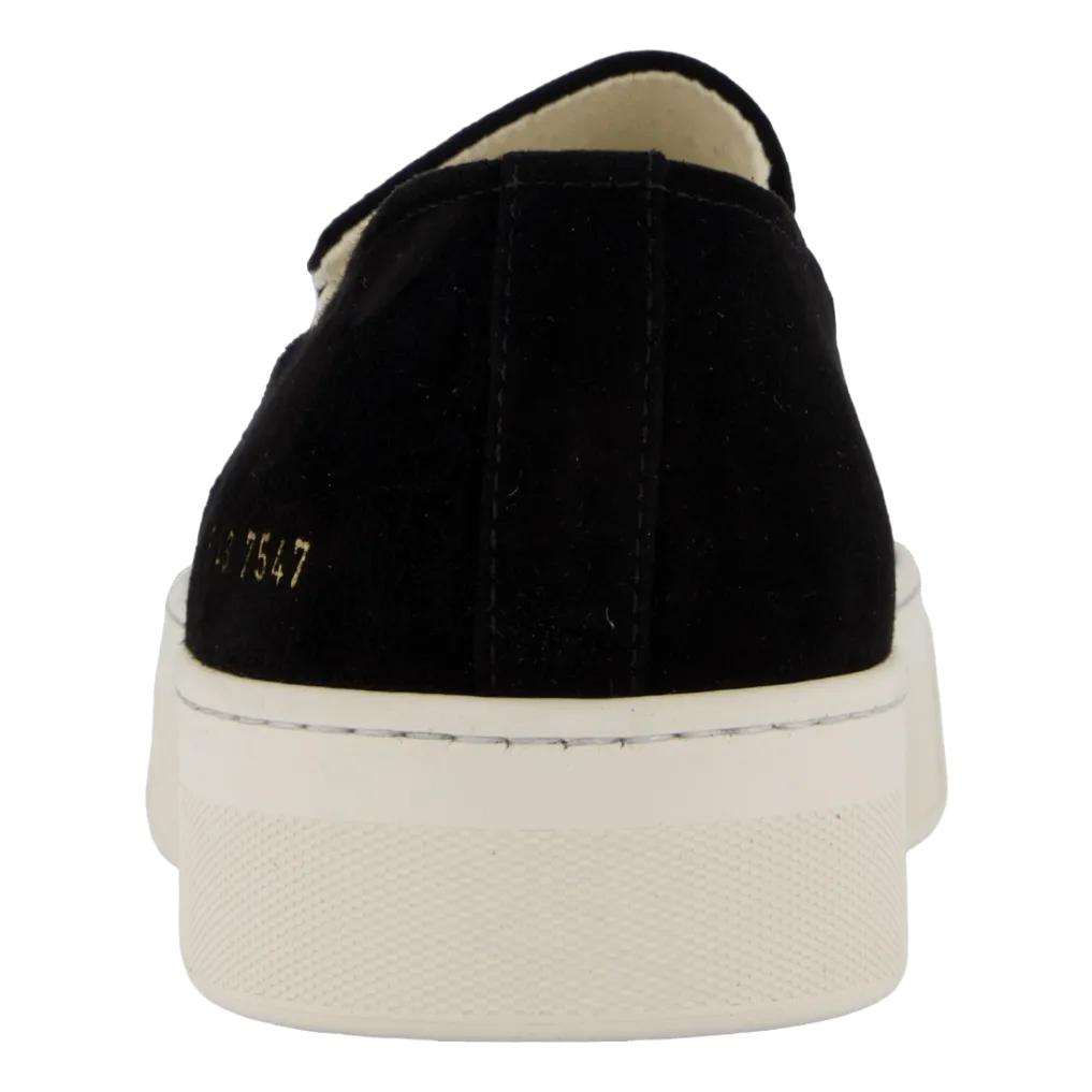 Slip On In Suede Black