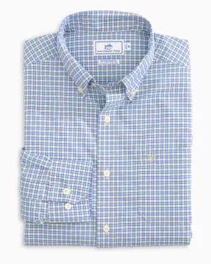 Southern Tide Men's LS Barnacle Check Intercoastal Sport Shirt/Sunshine