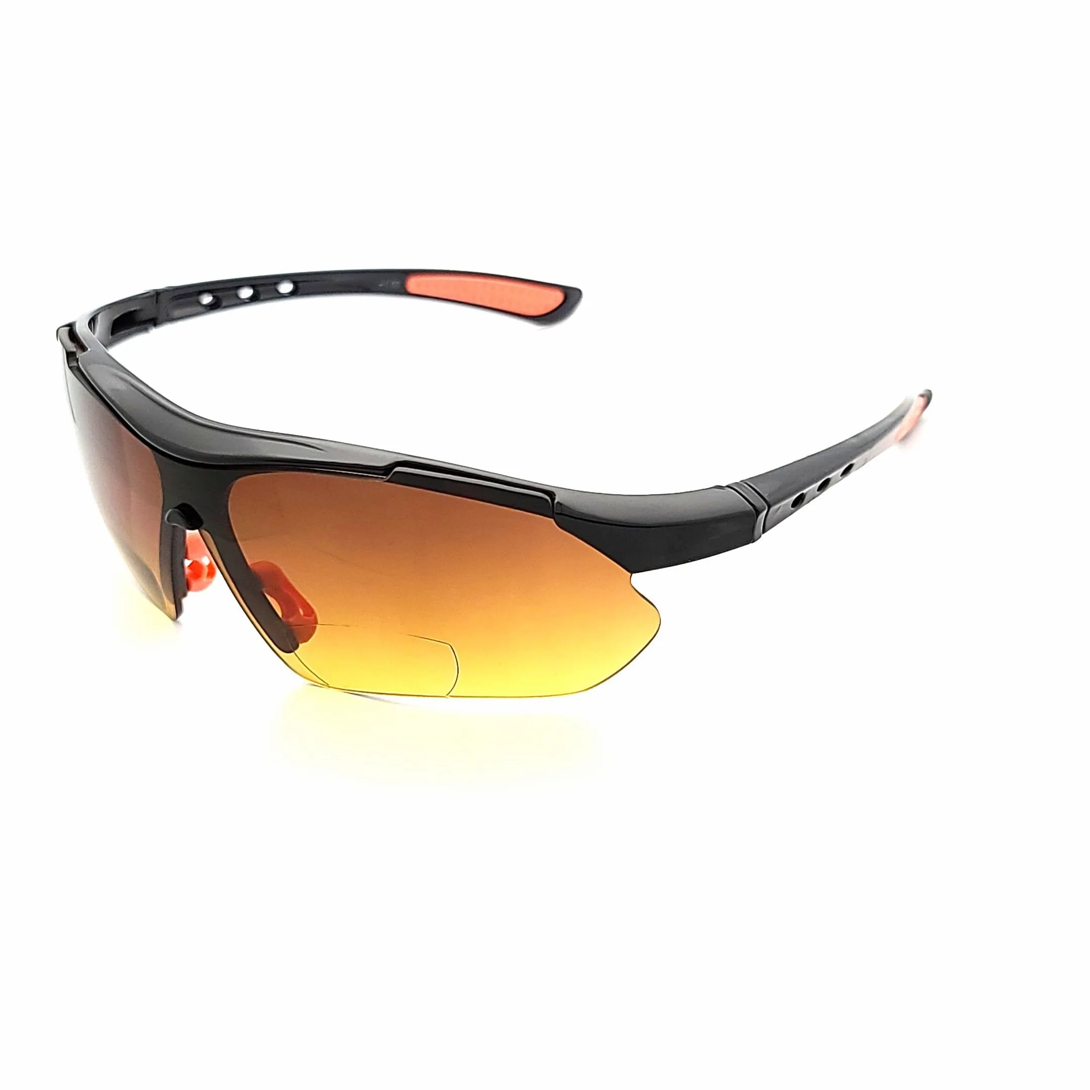 Space Cadet Anti-Glare Amber Sport Bifocal Reading Sunglasses