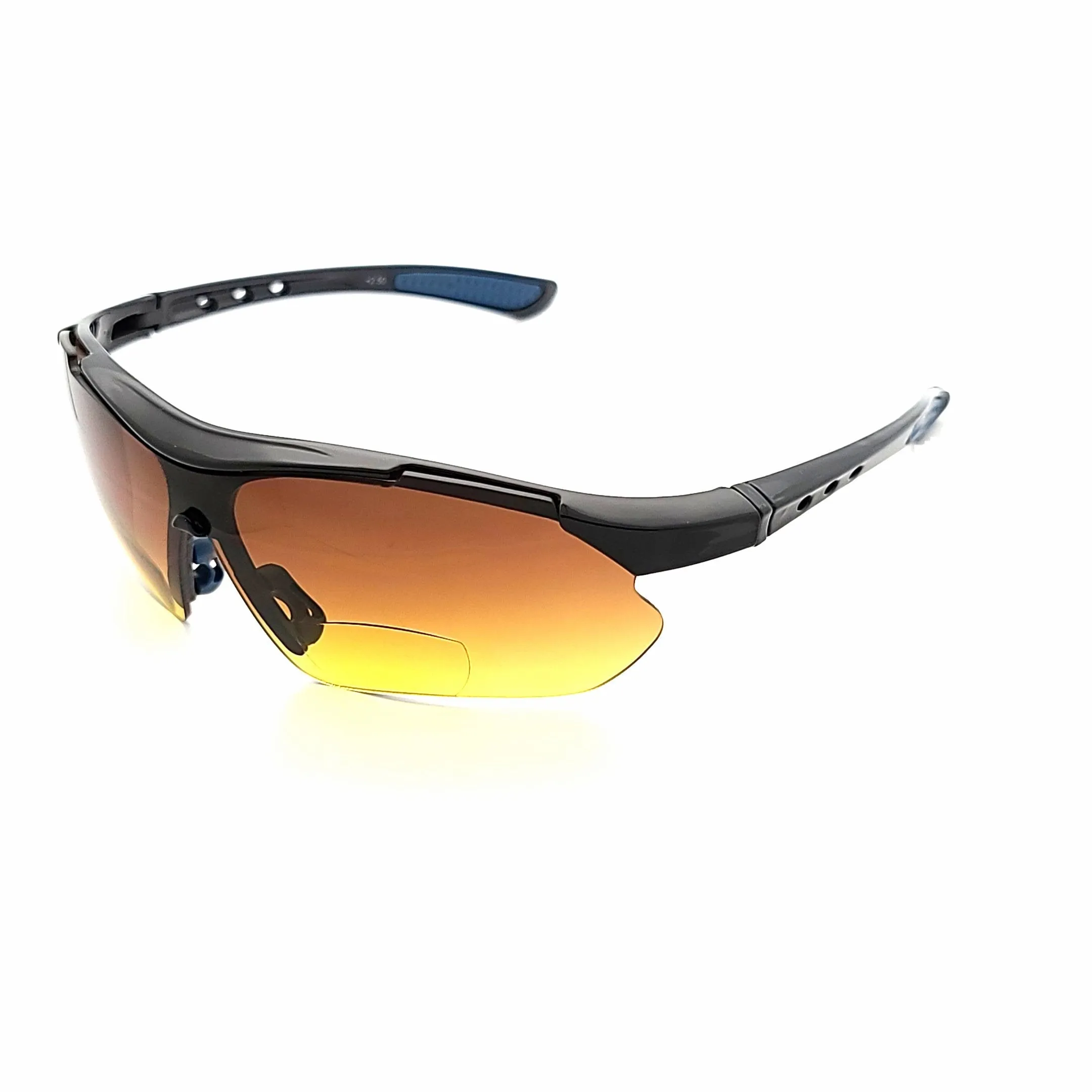 Space Cadet Anti-Glare Amber Sport Bifocal Reading Sunglasses