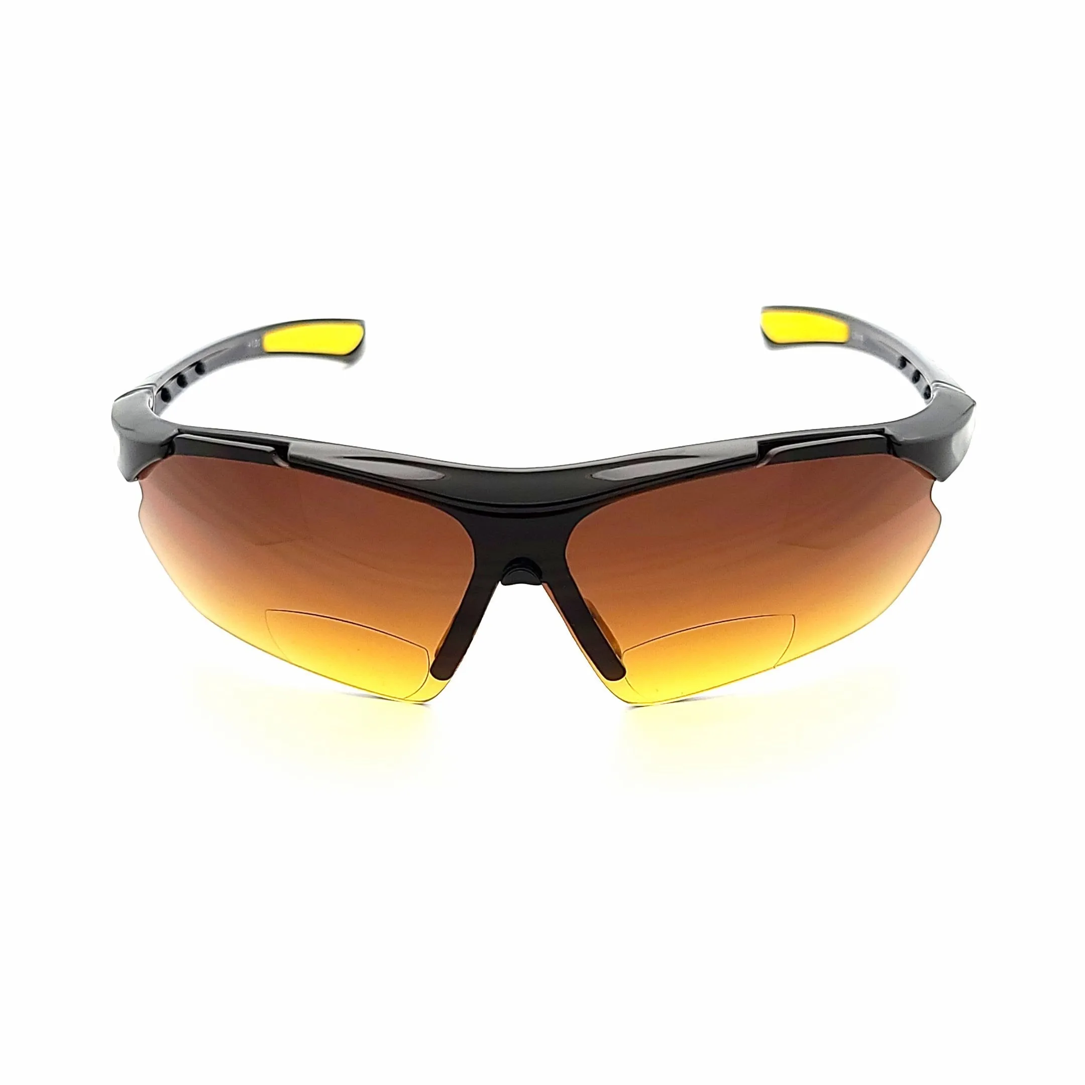Space Cadet Anti-Glare Amber Sport Bifocal Reading Sunglasses