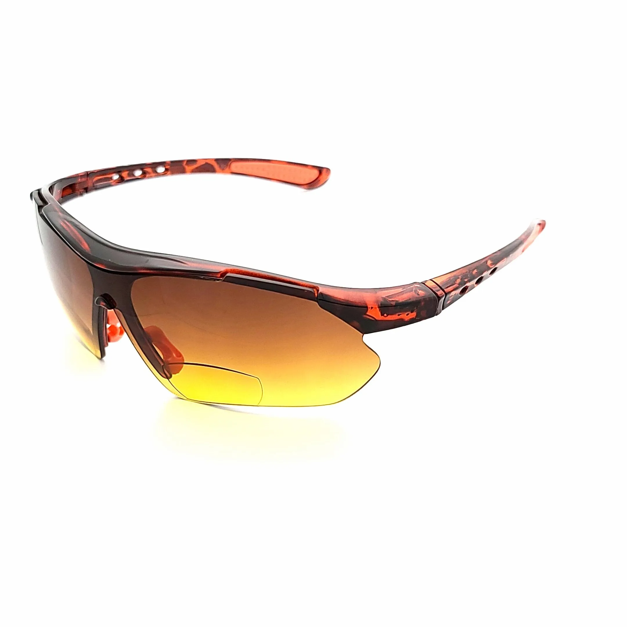 Space Cadet Anti-Glare Amber Sport Bifocal Reading Sunglasses