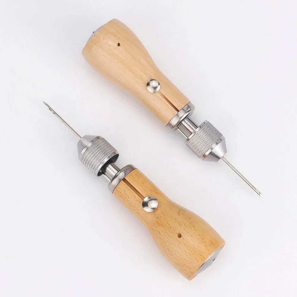 Speedy Stitcher Sewing Awl Kit - Professional Hand Stitching Tool for Leather & Heavy Fabrics