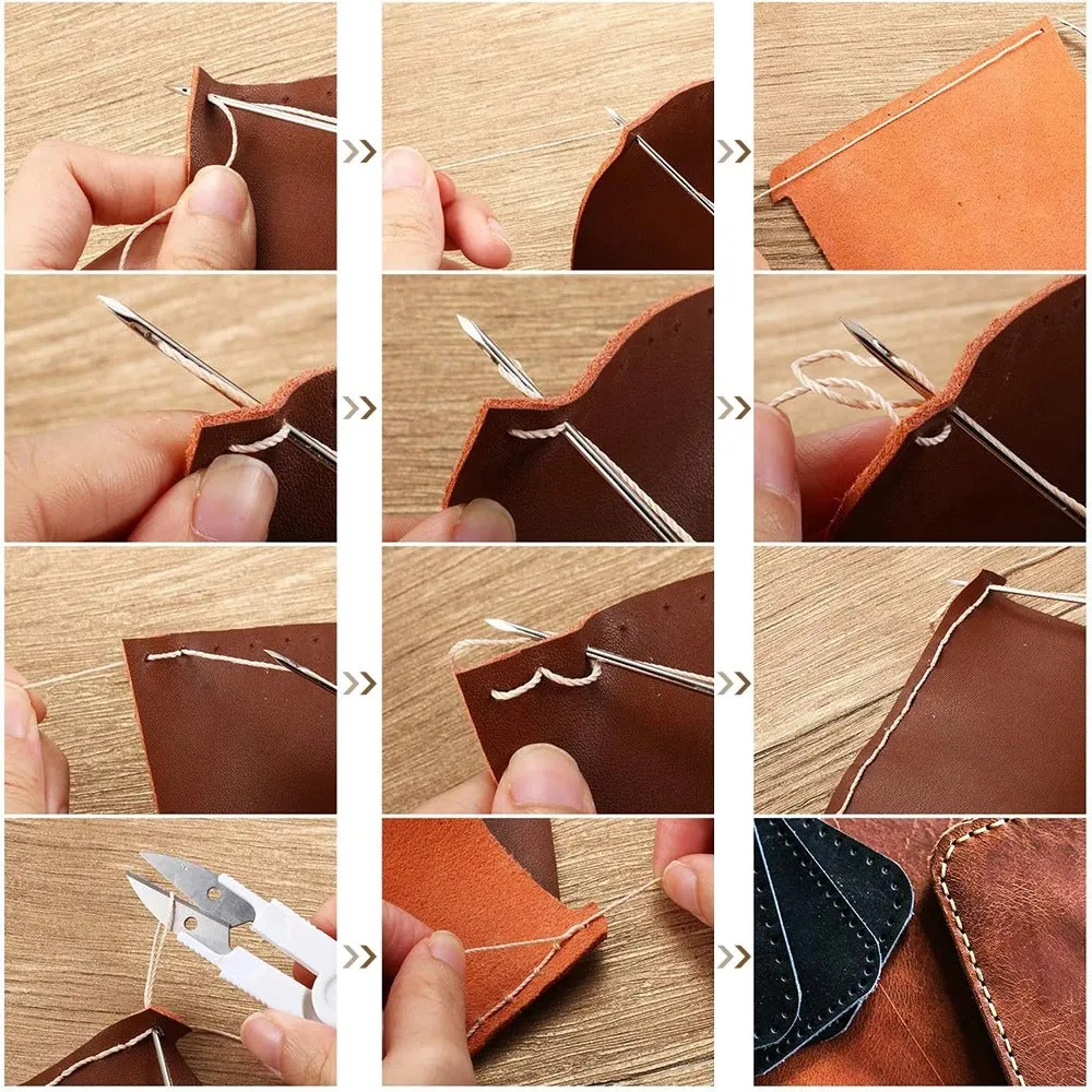 Speedy Stitcher Sewing Awl Kit - Professional Hand Stitching Tool for Leather & Heavy Fabrics