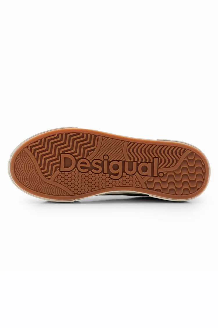 Studded Platform Leather Sneakers