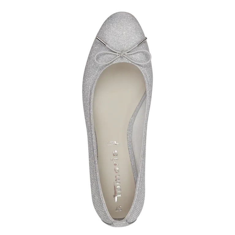 Tamaris Ladies Flat Pump With Bow