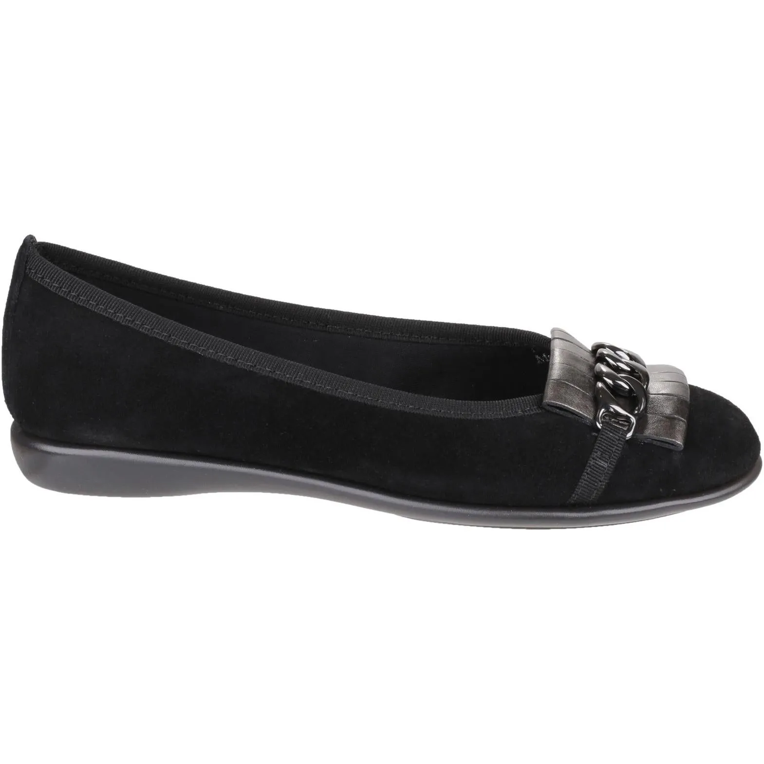 The Flexx Miss Chain Suede/Shadow Shoes