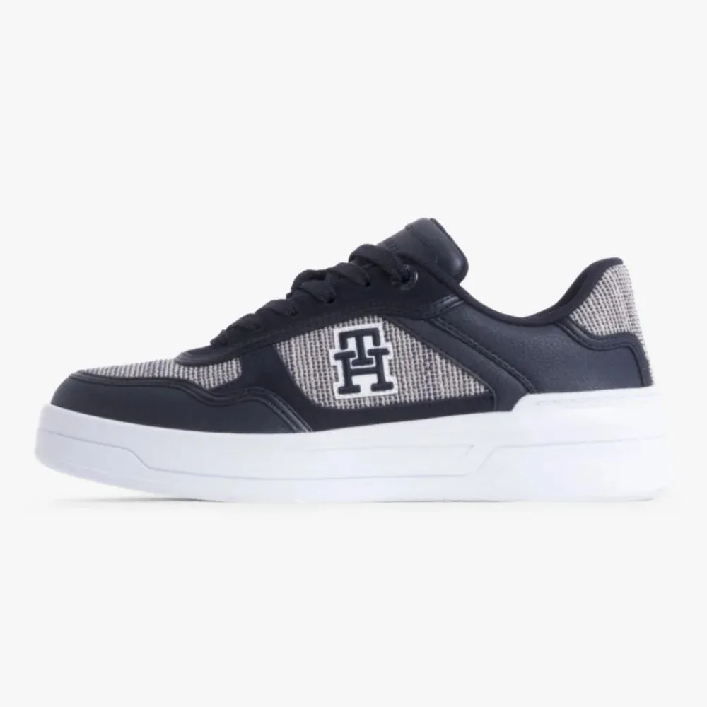 Tommy Hilfiger TH Woven Basket Sneaker Women FW0FW07289-NVYGRY