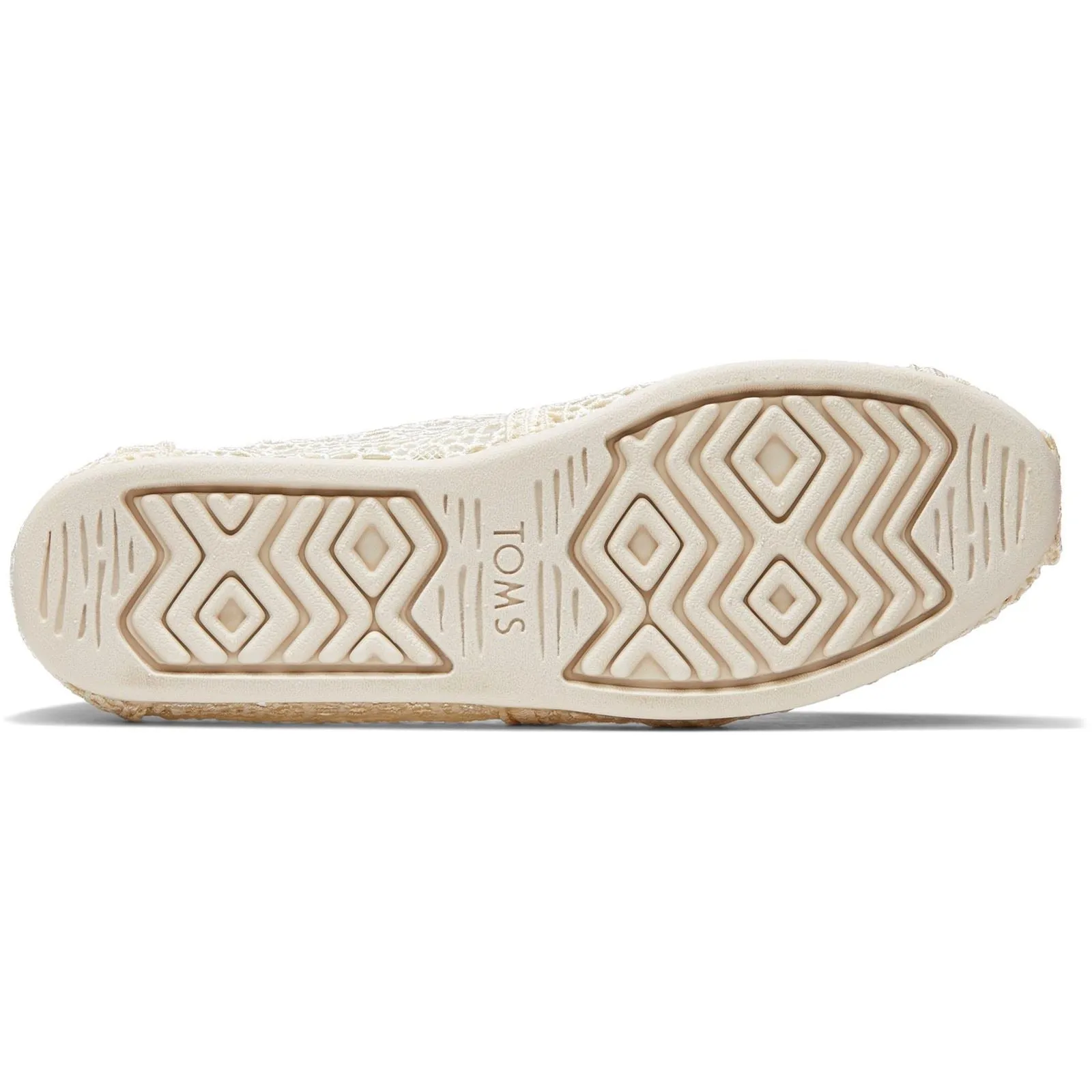 TOMS Alpargata Natural 100% Polyester Female Slip On Ladies Shoes