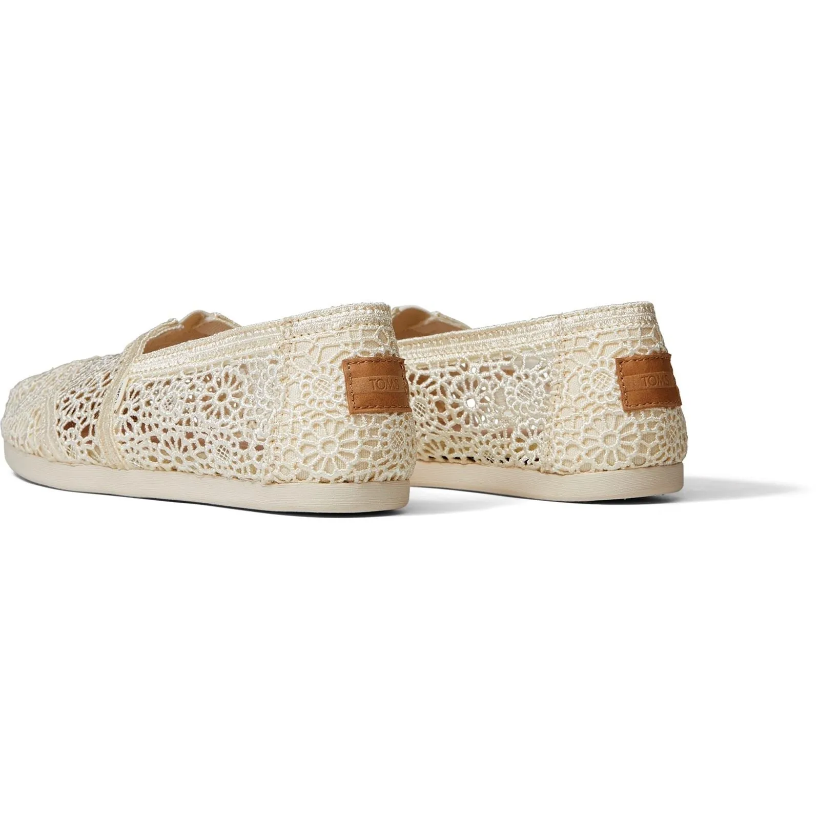 TOMS Alpargata Natural 100% Polyester Female Slip On Ladies Shoes