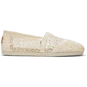 TOMS Alpargata Natural 100% Polyester Female Slip On Ladies Shoes